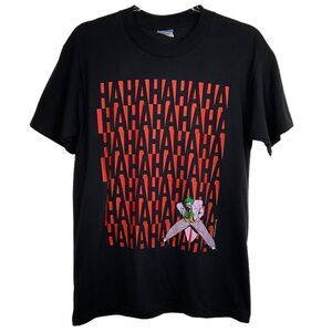 Sun 1989 Vintage Black Joker Ha Ha Single Stitch T-Shirt Large